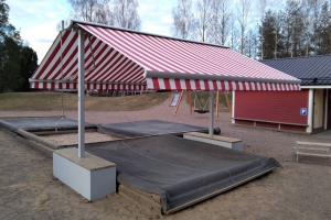 Amoflex pihakatos leikkikentälle